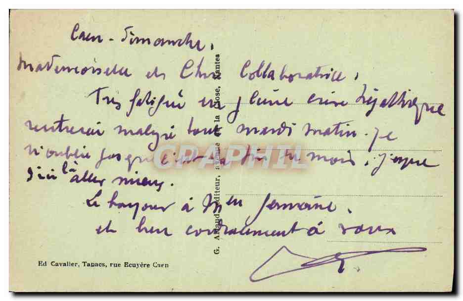 Caen - Théâtre Municipal — éditeur Ed. Cavalier, n° 30 — Reverso