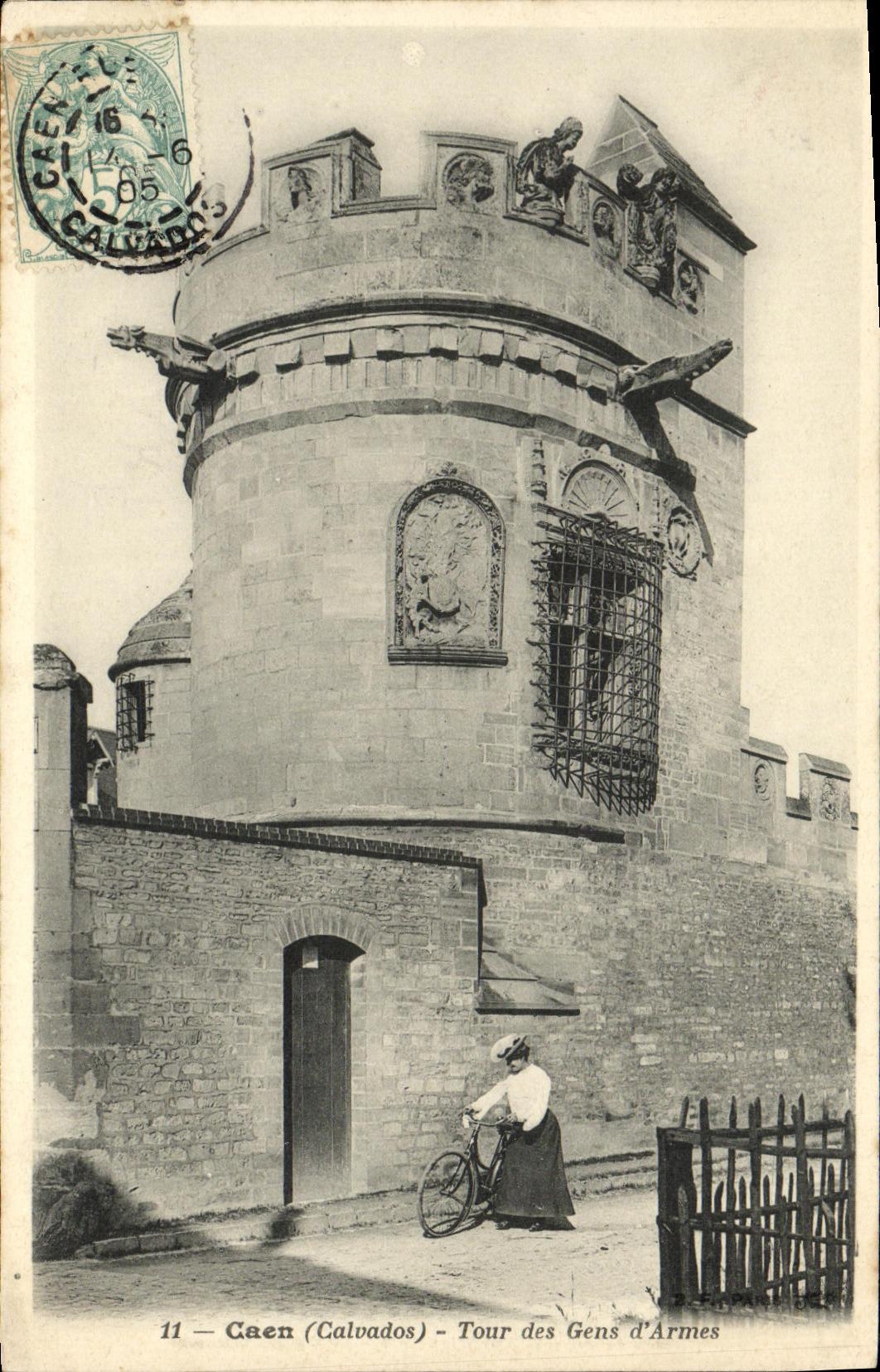 Caen (Calvados) — Turm der Männer der Waffen — unbekannter Verlag, Nr. 11