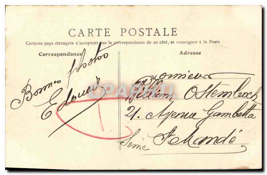 Caen (Calvados) — Turm der Männer der Waffen — unbekannter Verlag, Nr. 11 — Rückseite