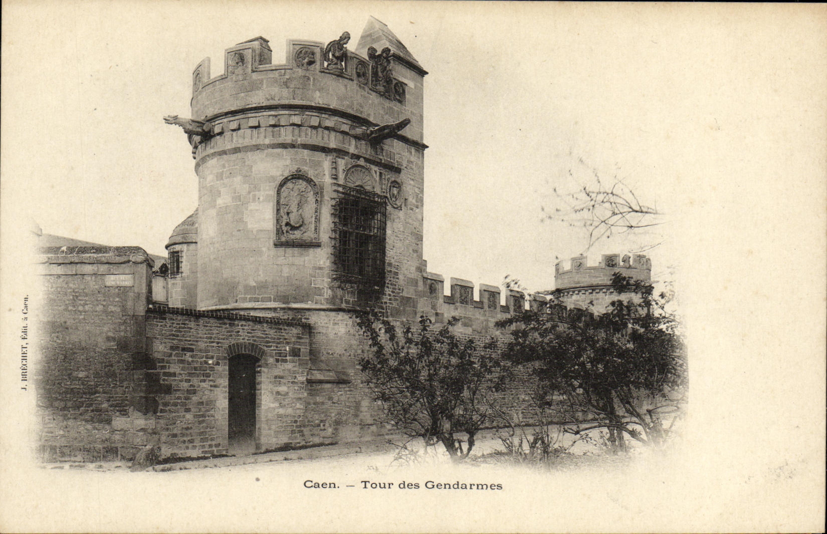 Caen — Tour des Gendarmes — J. HACHECHT, Ed. à Caen