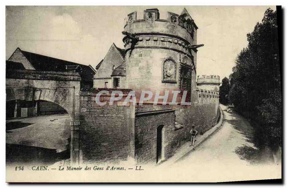 CPA Caen Manoir des Gens d Armes