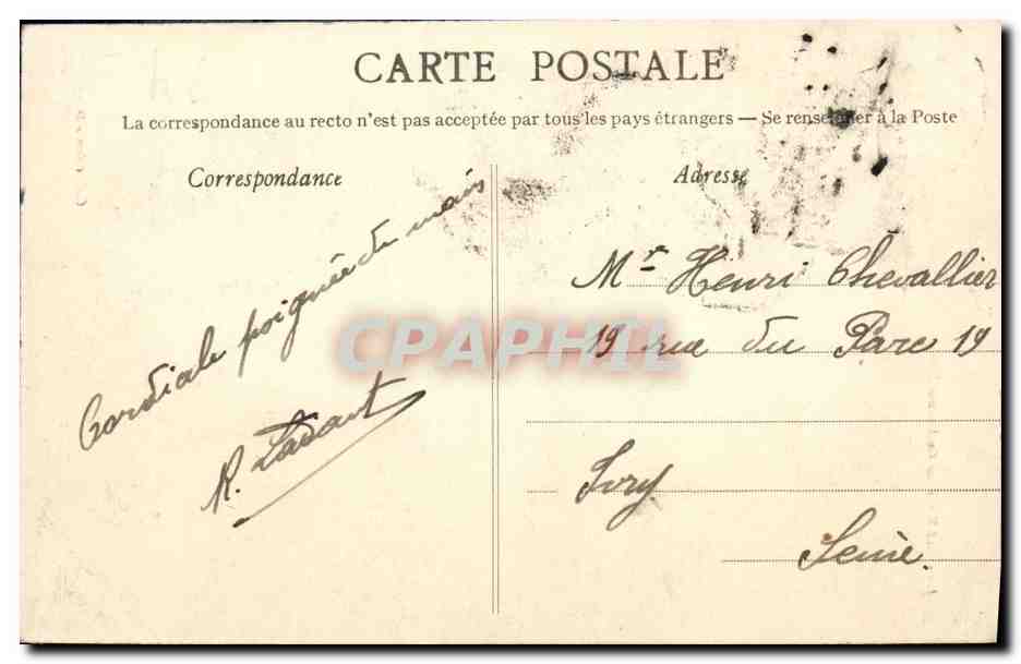 CAEN - Tour Guillaume-Leroy — éditeur inconnu, n° de série 125 — Verso