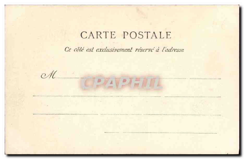 CPA Caen Tour Guillaume Leroy — Rückseite