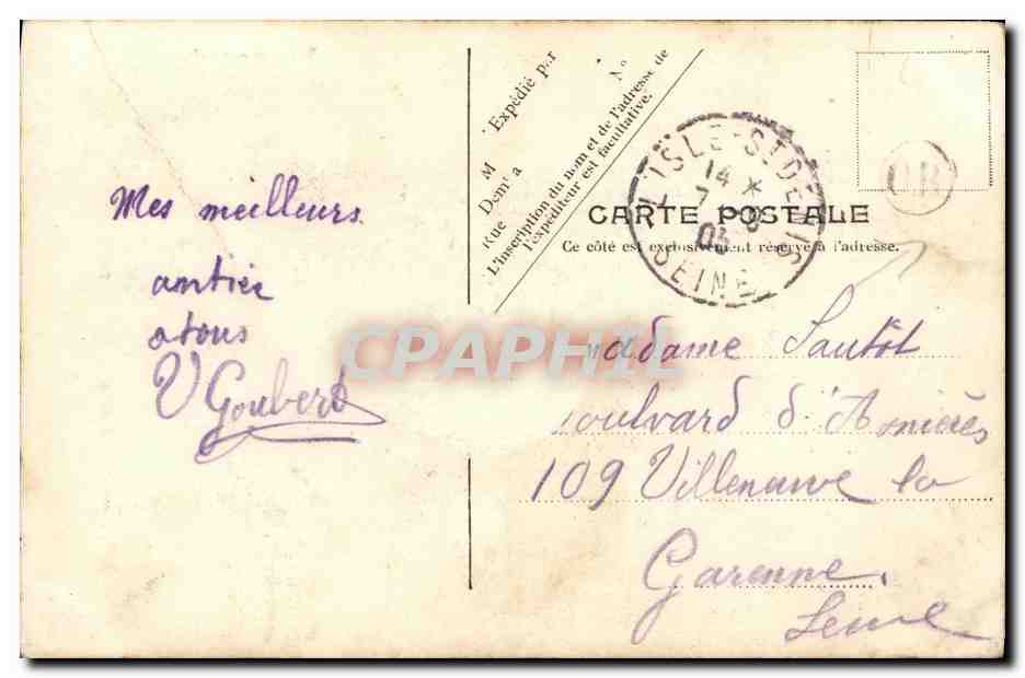 Caen — Tour Guillaume Le Roy — V.P. Paris No. 17 — Reverso