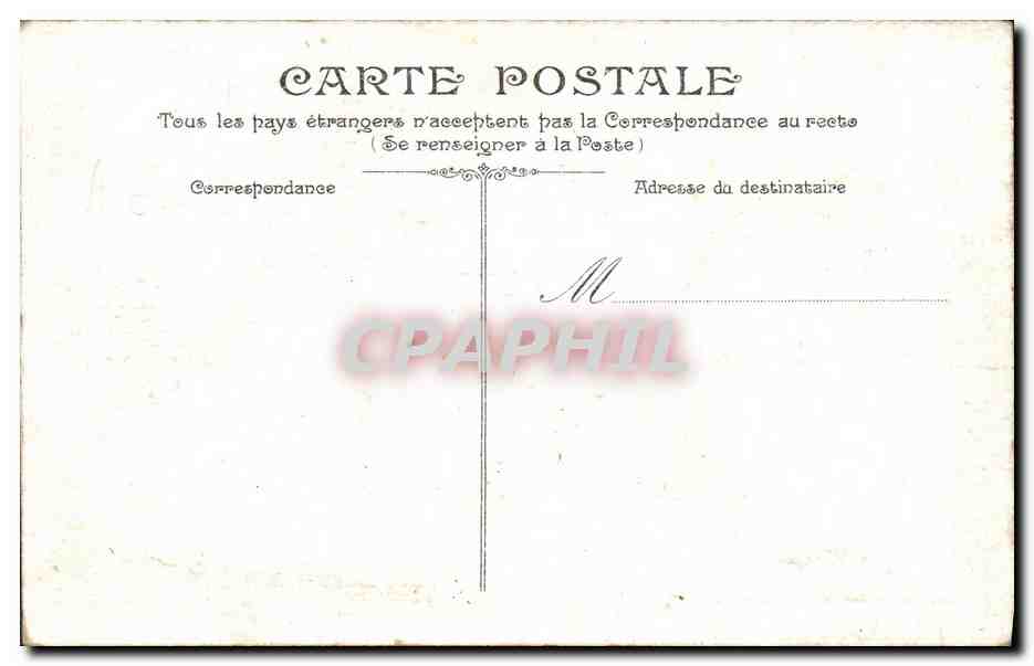 CPA Caen La Tour Leroy — Verso