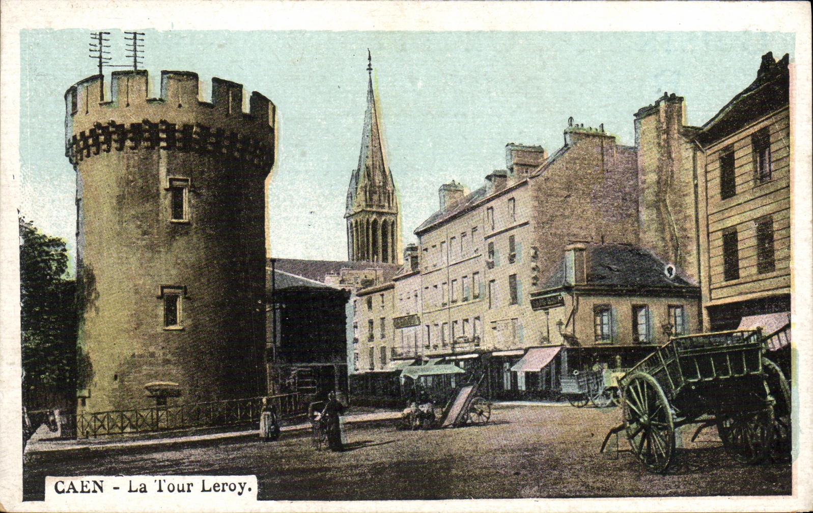 CPA Caen Le Tour Leroy