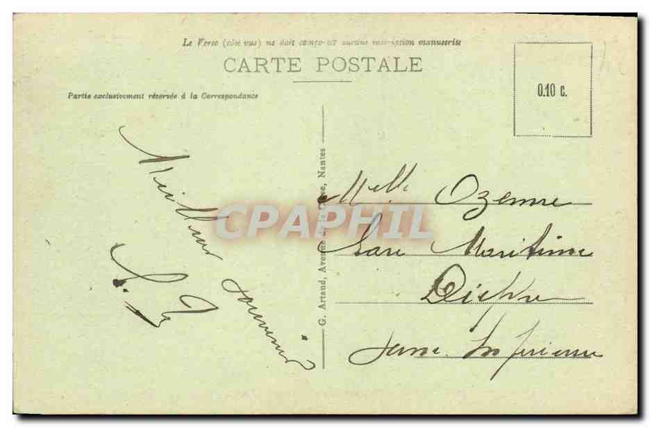 CPA Caen Boulevard Saint Pierre Le Tour Roy Marche — Verso