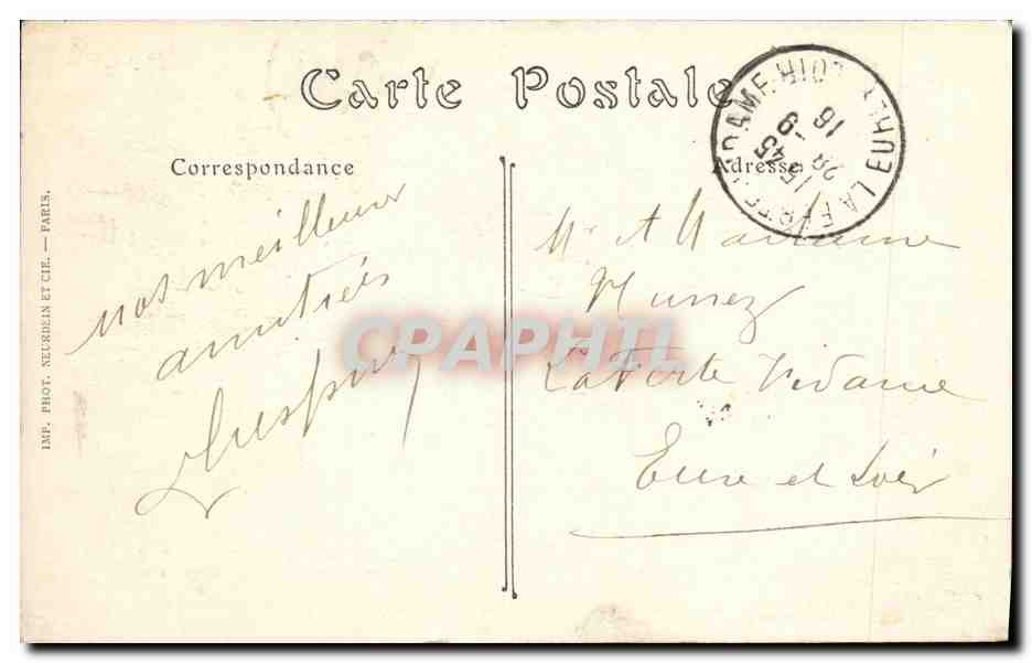 CAEN — Les Facultés et la Rue Saint-Sauveur — ND. Phot. — Verso