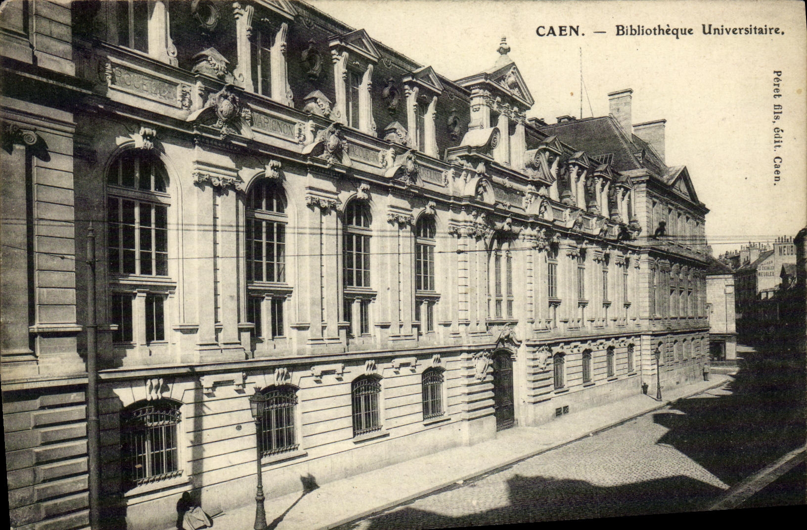 CPA Caen Bibliotheque Universitaire