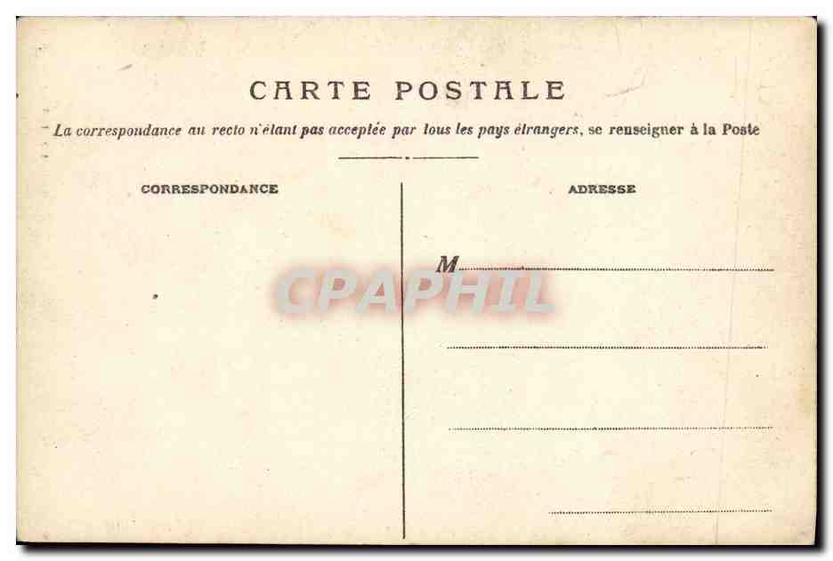 CPA Caen Bibliotheque Universitaire — Rückseite