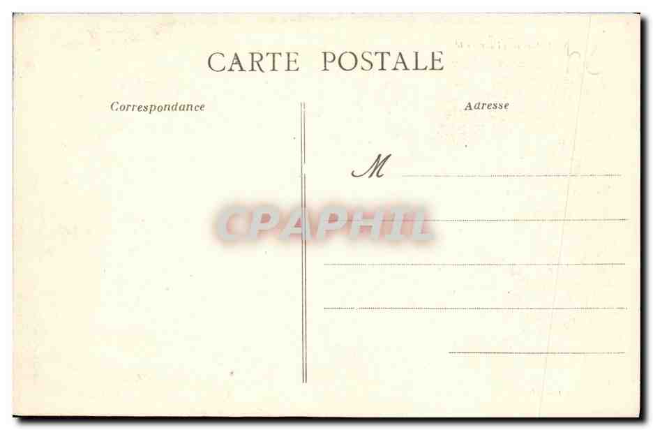 CPA Caen Palais de l Universite — Verso