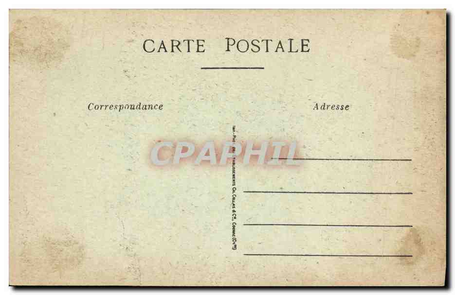 CPA Caen Bibliotheque de la Facultes Rue Saint Sauveur — Verso