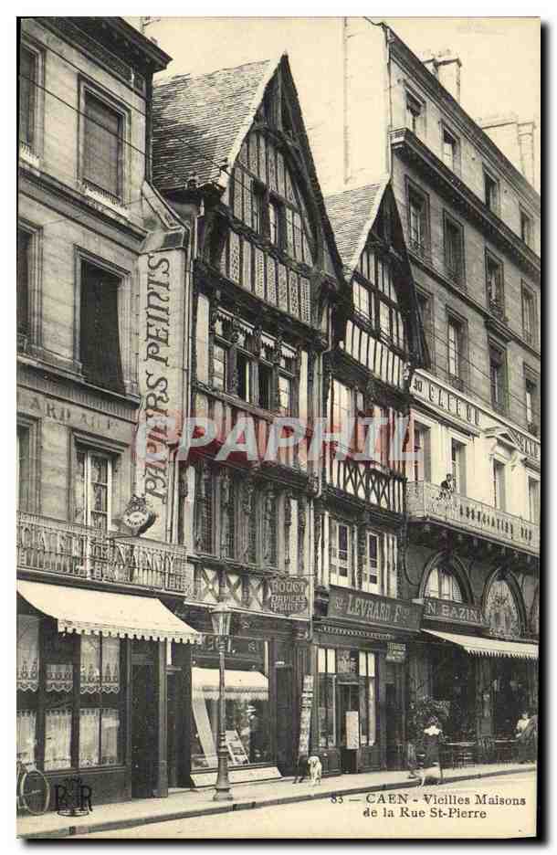 Caen — Vieilles Maisons de la Rue St-Pierre — Éditeur non identifié, n° de série 83