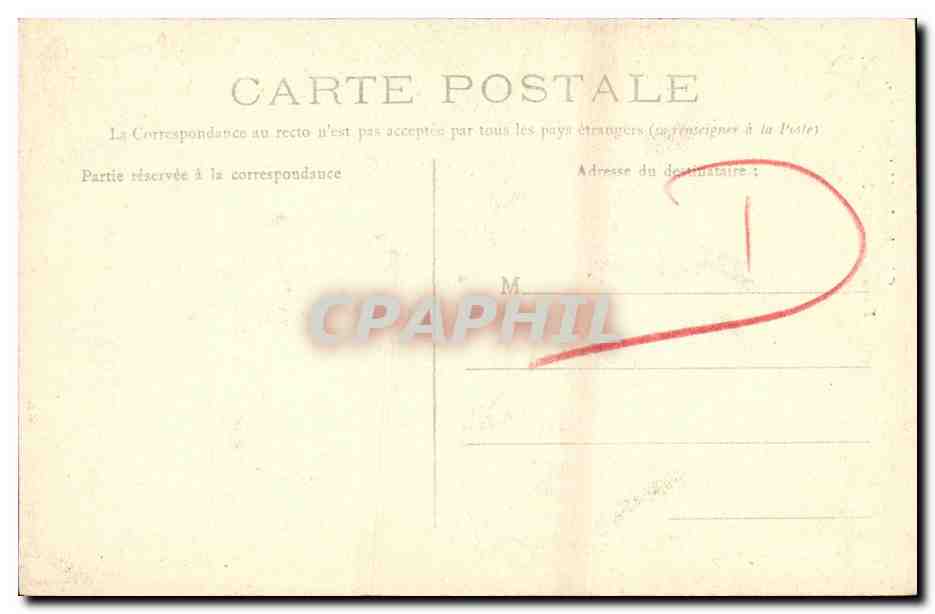 CPA Caen Maisons de Bois Rue Saint Pierre Levrard — Rückseite