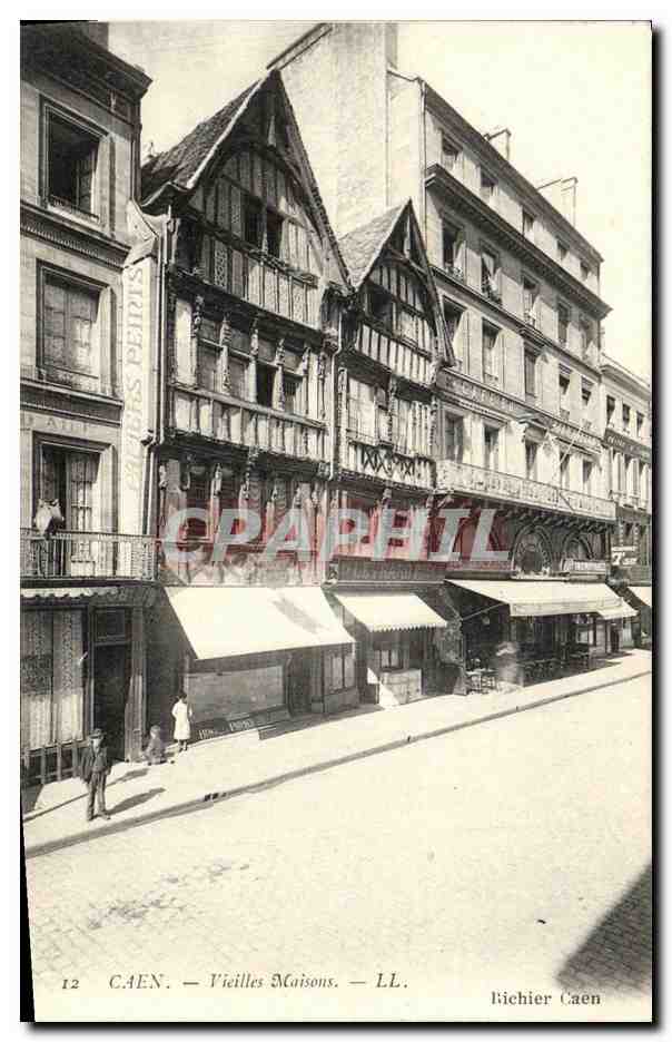 CPA Caen Vieilles Maisons Levrard