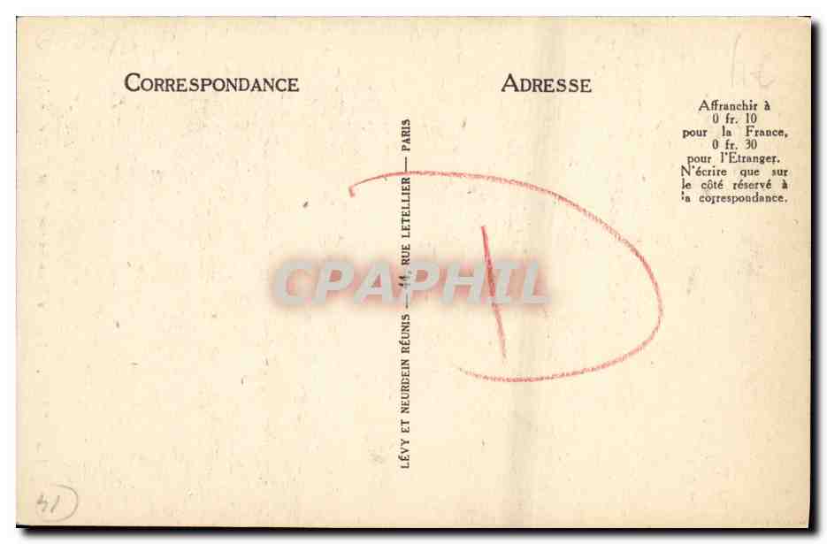 CPA Caen Vieilles Maisons Rue Saint Pierre Levrard — Rückseite