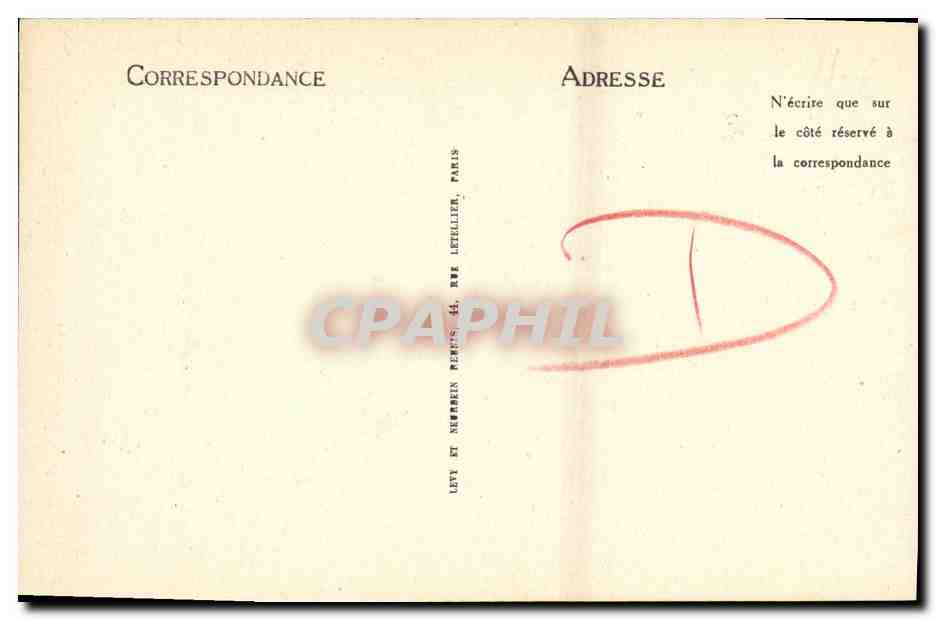 CPA Caen Maisons Rue Saint Pierre Levrard — Verso