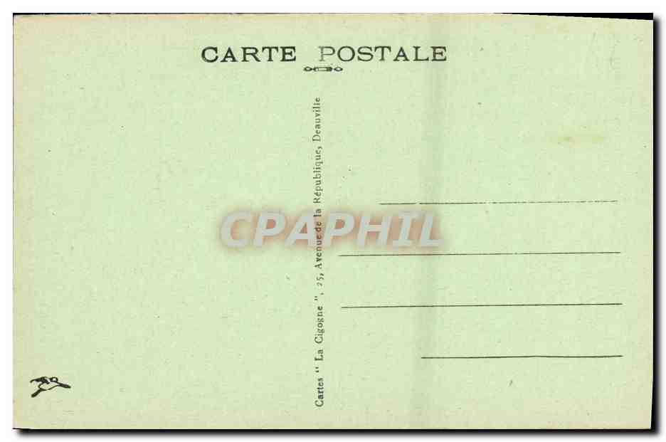 CPA Caen Vieilles Maisons De La Rue Saint Pierre Jacqueline — Verso
