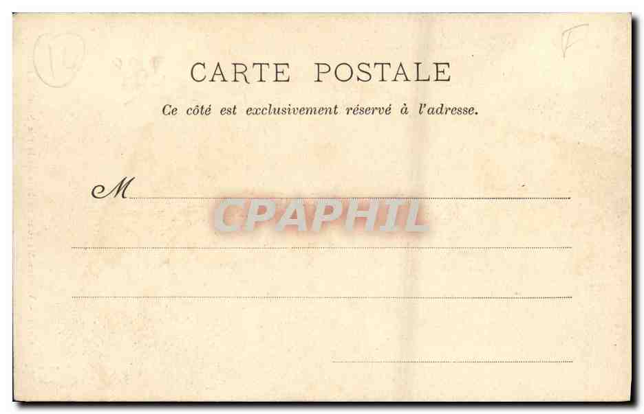 CPA Caen Vieilles Maisons De Bois de La Rue Saint Pierre Levrard — Rückseite