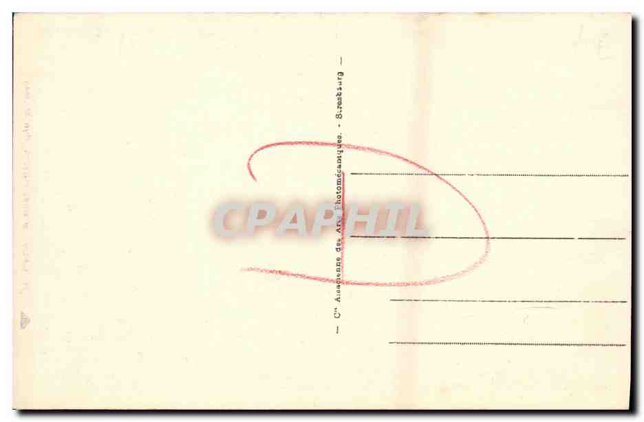 CPA Caen Vieilles Maisons Rue Saint Jean — Verso