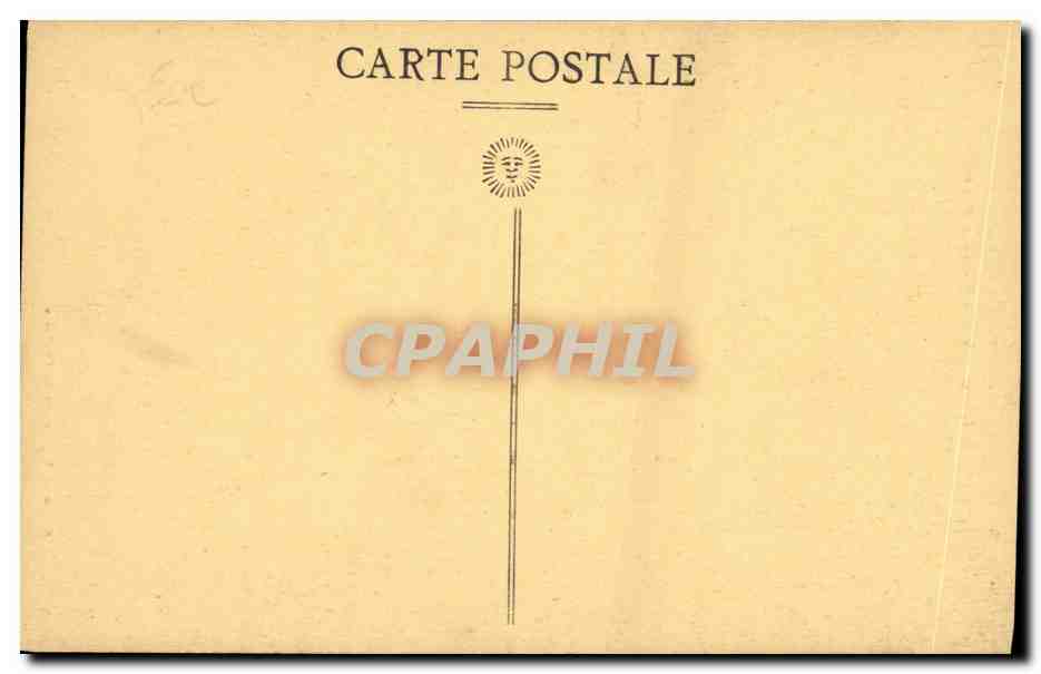CPA Caen Vieille Maison Rue St Jean Destine Aine — Verso