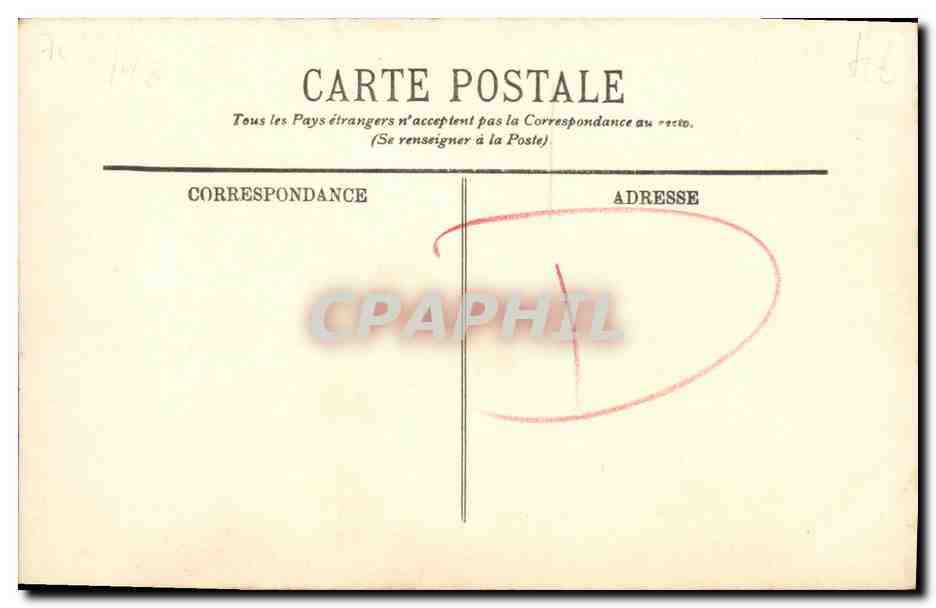 CPA Caen Vieilles Maisons Rue Saint Pierre Levrard — Verso