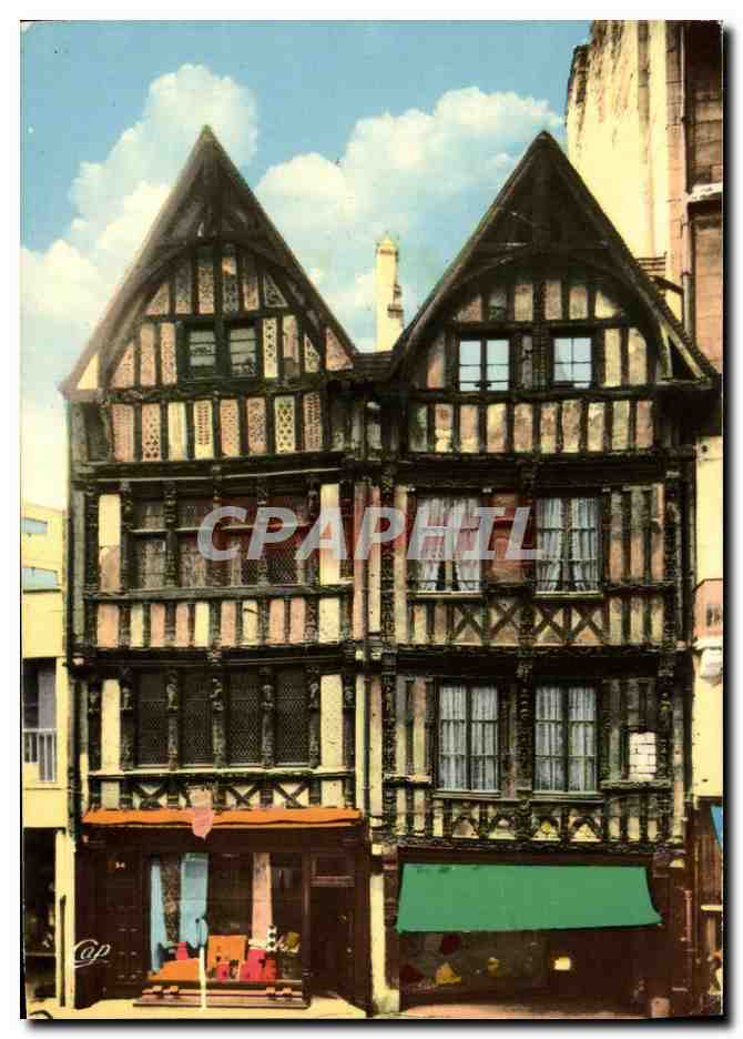CPSM Caen Vieille Maison du Rue Saint Pierre