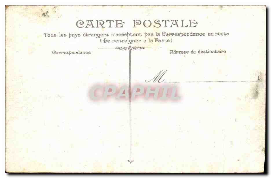 Caen. Vue vers le Château prise de St-Pierre — L.V.C. — Rückseite