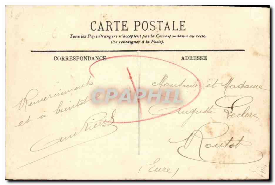 CPA Caen Panorama Pris du Vieux St Etienne — Verso