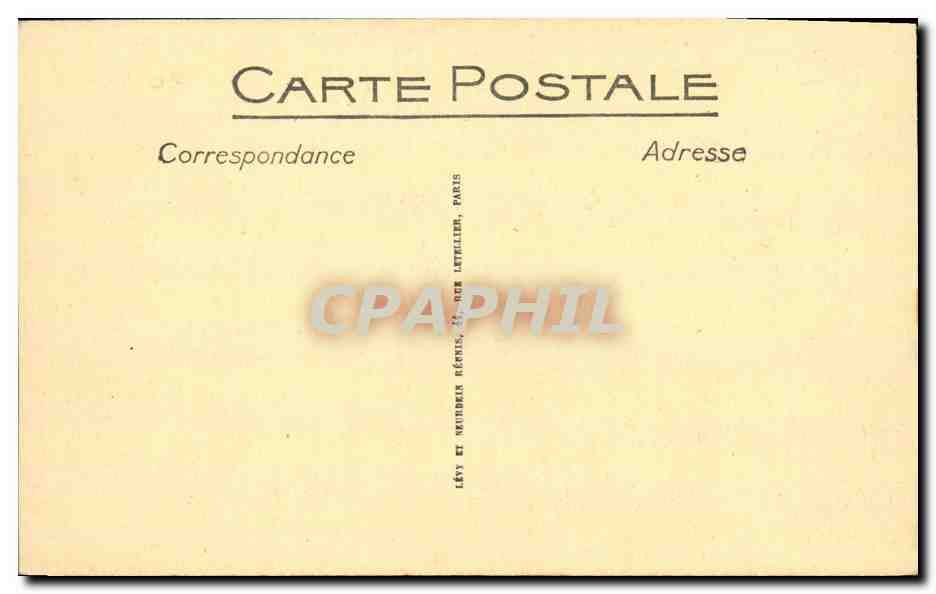 CPA Caen Pla de la ville  — Verso