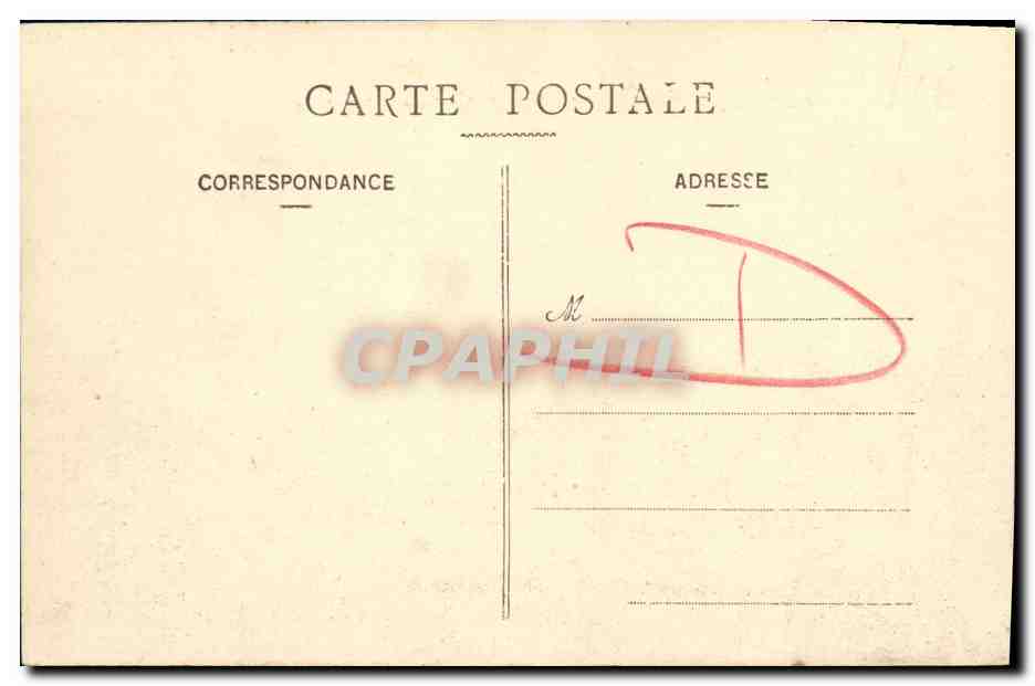 CPA Caen Vue Generale Prise de la Tour Saint Jean — Verso