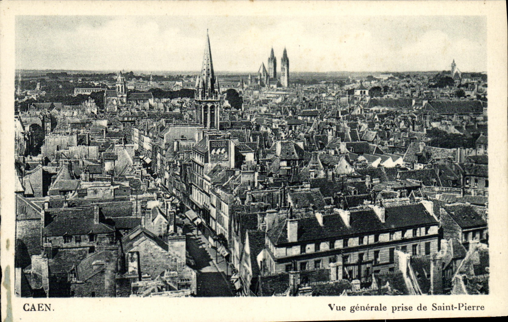 CPA Caen Vue Generale Prise de Saint Pierre