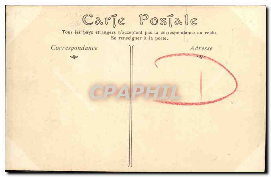 CPA Caen Vue Generale prise de l Abbaye aux Dames — Verso