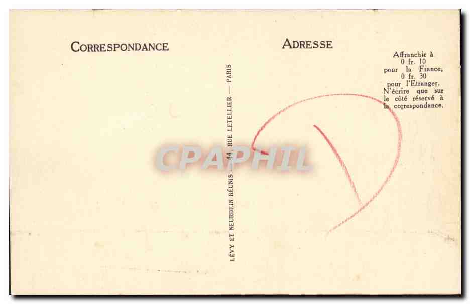 CPA Caen Vue Generale sur l Abbaye aux Dames — Verso