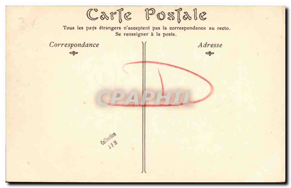 CPA Caen Vue Generale Prise du Clocher de Saint Pierre — Rückseite