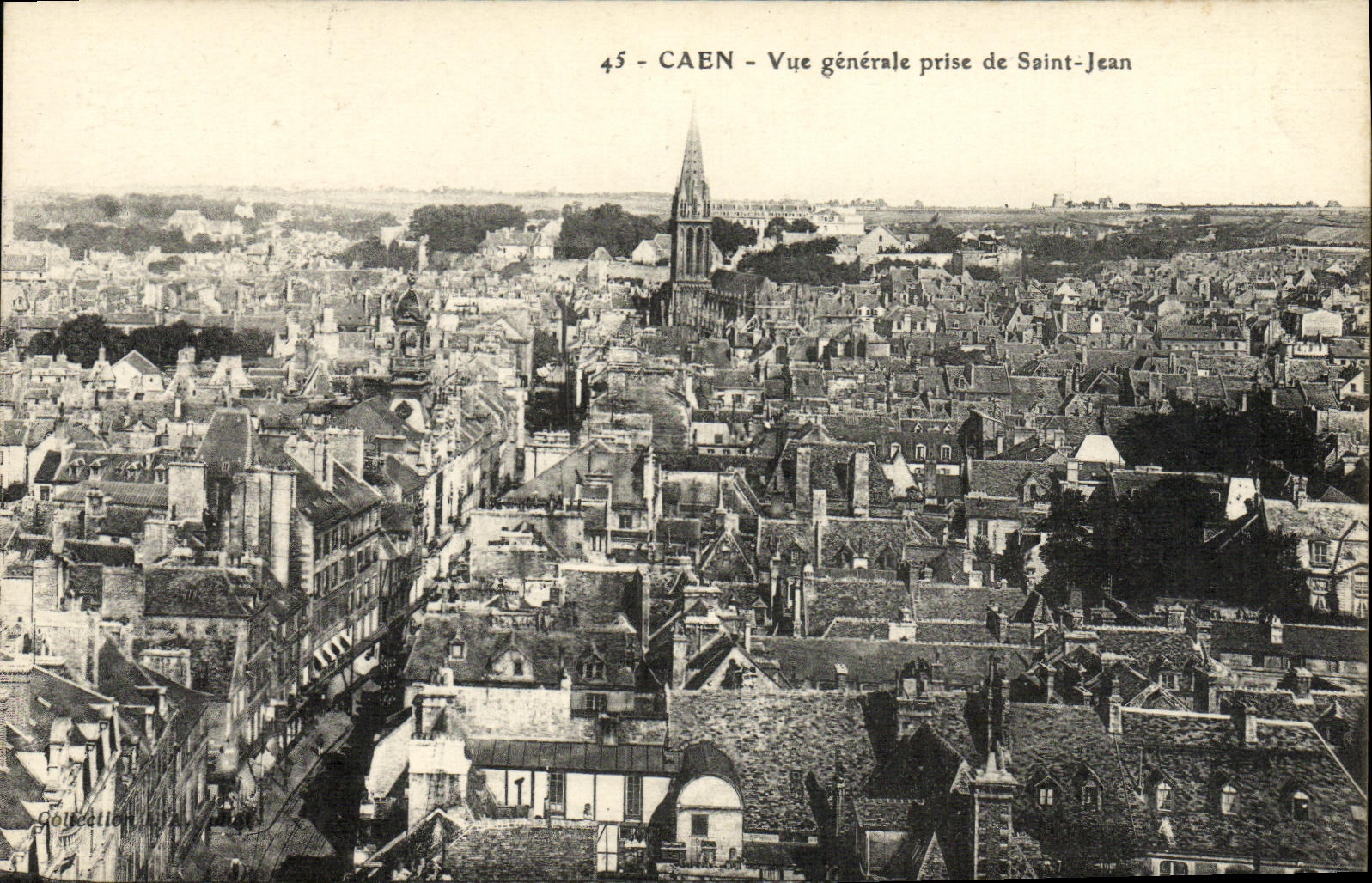 CPA Caen Vue Generale Prise de Saint Jean