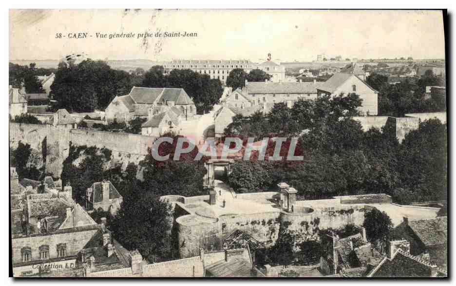 GAEN - Vue générale prise de Saint-Jean — Collection L.P.