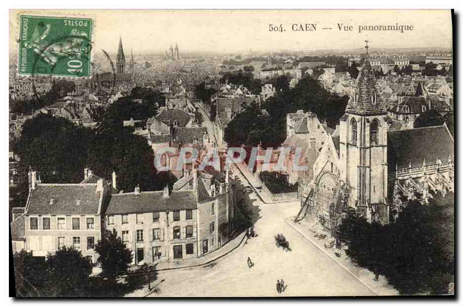 CPA Caen Vue Panoramique