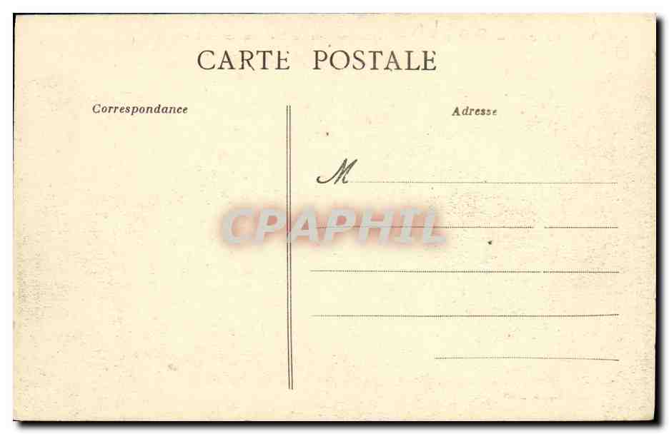 CPA Caen Le Chateau et Caserne Lefevre vue prise du clocher Saaint pierre  — Verso