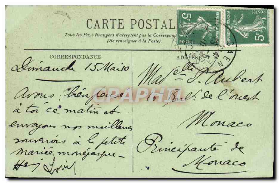 CAEN — Vue prise du Château — LL. n°79 — Rückseite