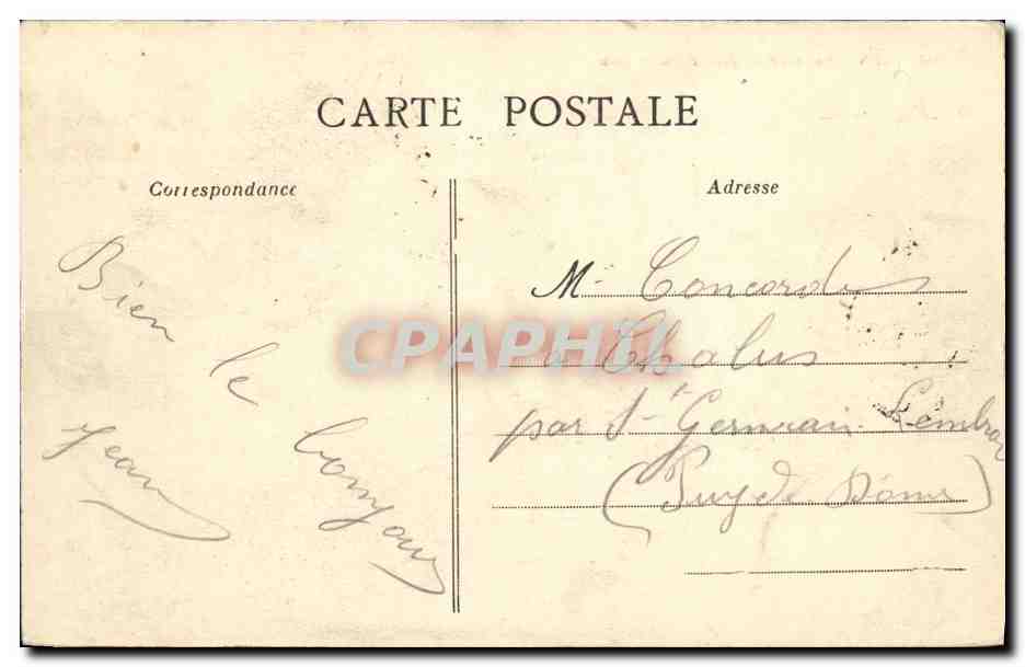 CPA Caen Vue Generale Prise de Saint Jean — Reverso