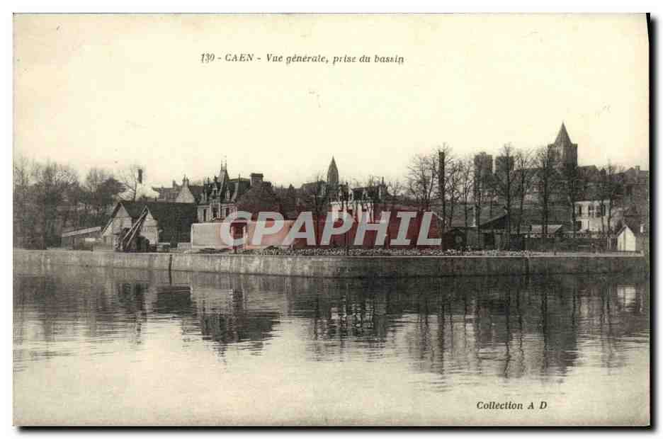 CPA Caen Vue Generale Prise du Bassin