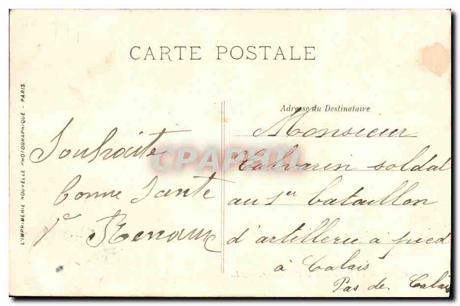 Caen — La Poissonnerie et l'Abreuvoir — LL. — Reverso