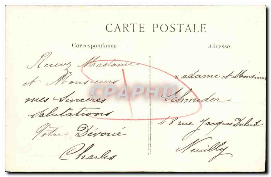 CPA Caen La Poissonnerie et l Abreuvoir du Grand Odon Lavandieres — Rückseite