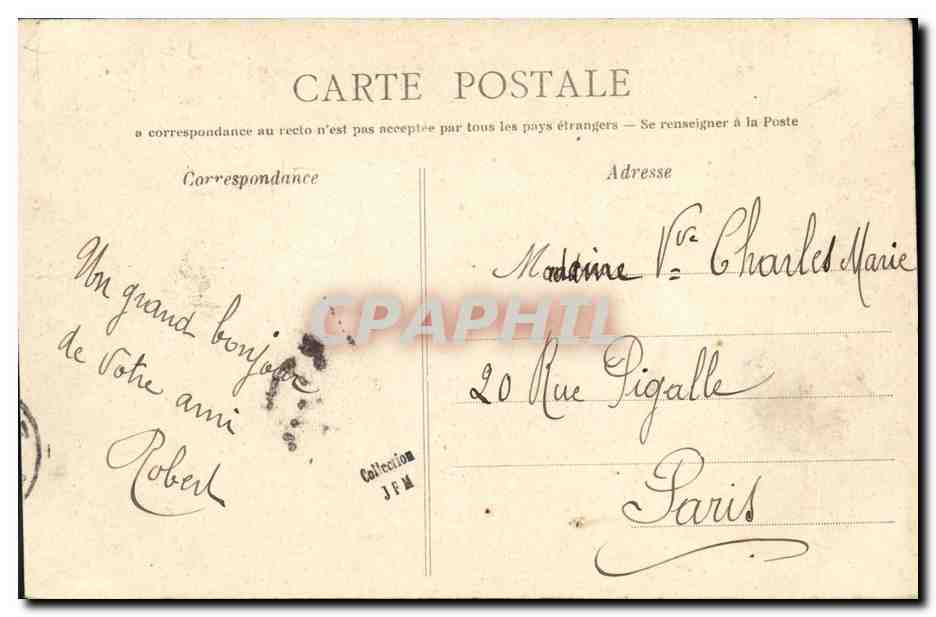 CPA Caen L abreuvoir Saint Pierre et la Poissonneire — Rückseite