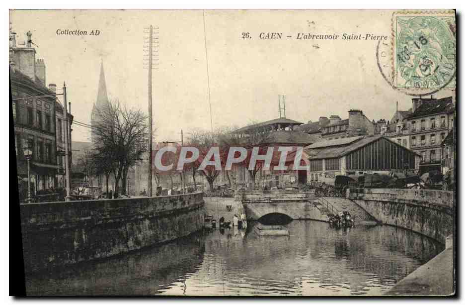 CPA Caen L abreuvoir Saint Pierre