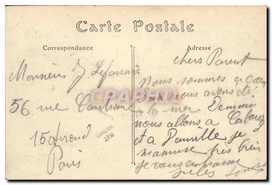 Caen — Le Canal. Passage de l'Ecluse par le Bateau du Havre — ND. Phot. n°305 — Reverso