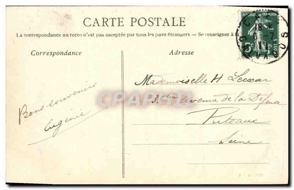 CAEN — Entrée d'un navire dans le Bassin — Collection AD — Reverso