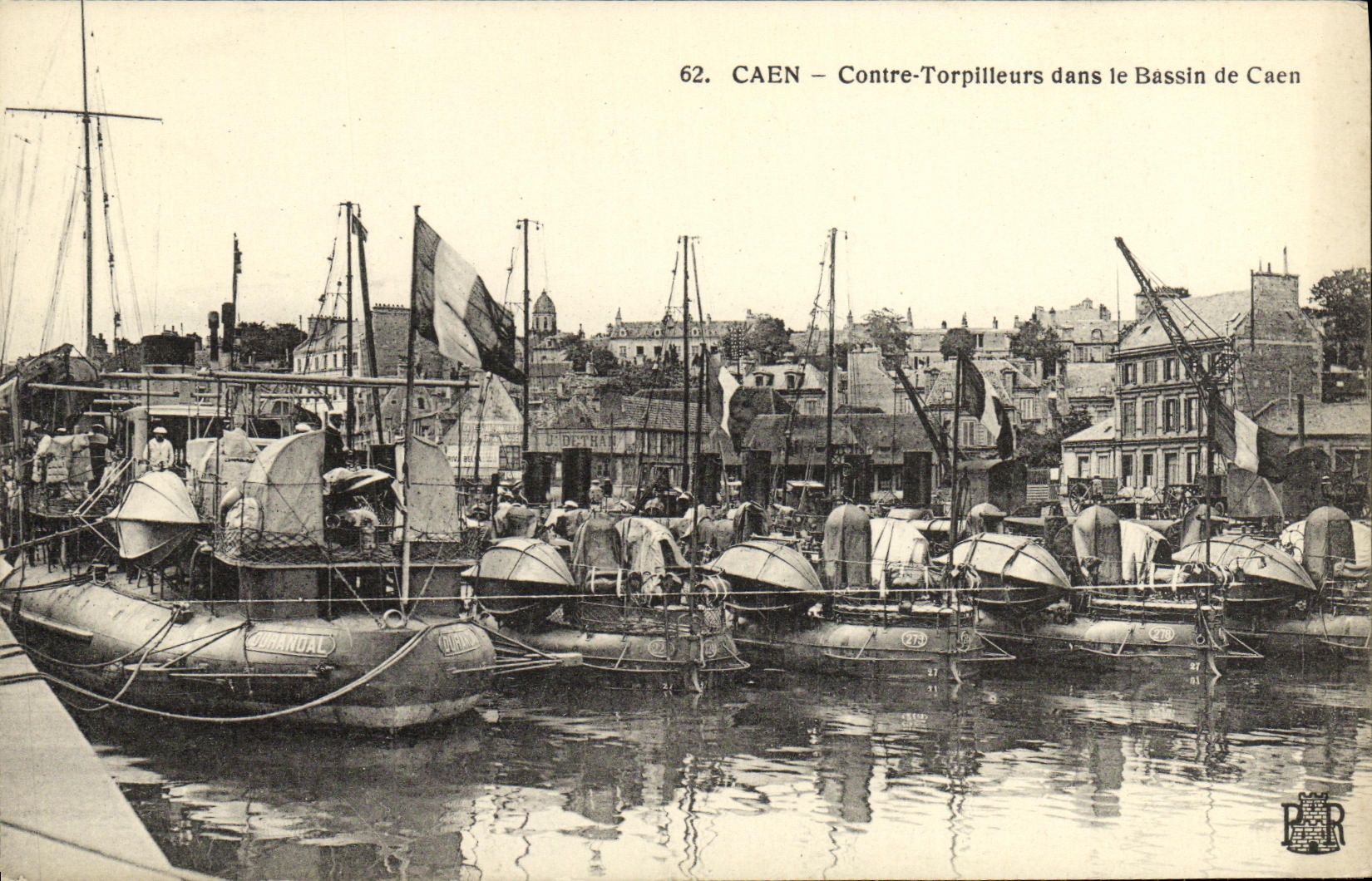CAEN — Contre-Torpilleurs dans le Bassin de Caen — éditeur PAR
