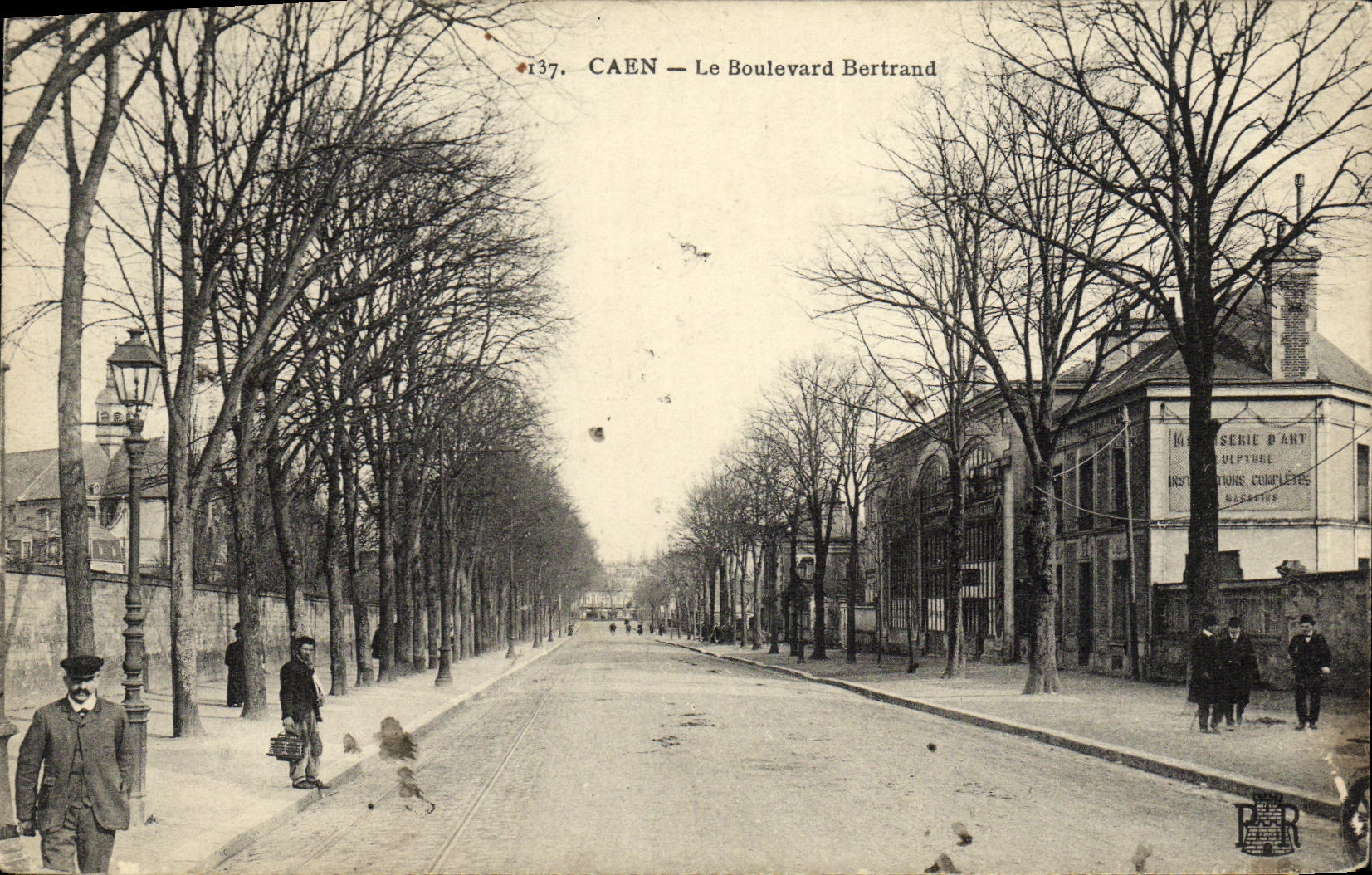 CPA Caen Le Boulevard Bertrand